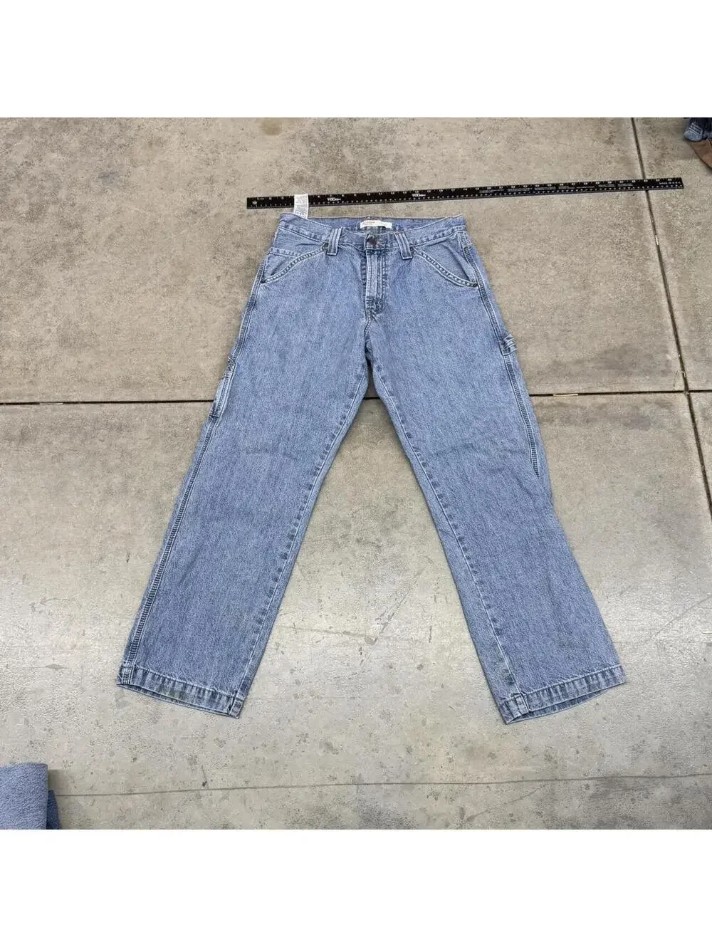 vintage levis carpenter relaxed baggy fit jeans size 30 x 30